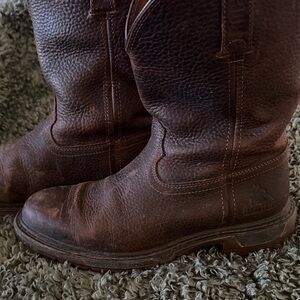 Rocky 11" Orig Ride FLX - Men's Classic Brown Leather Boots - Size 8.5